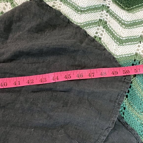 Kit and Kaboodal Black Maxi Dress Womens Linen Blend Whimsigoth Lagenlook Boho - Picture 7 of 7